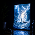 Man in Storm