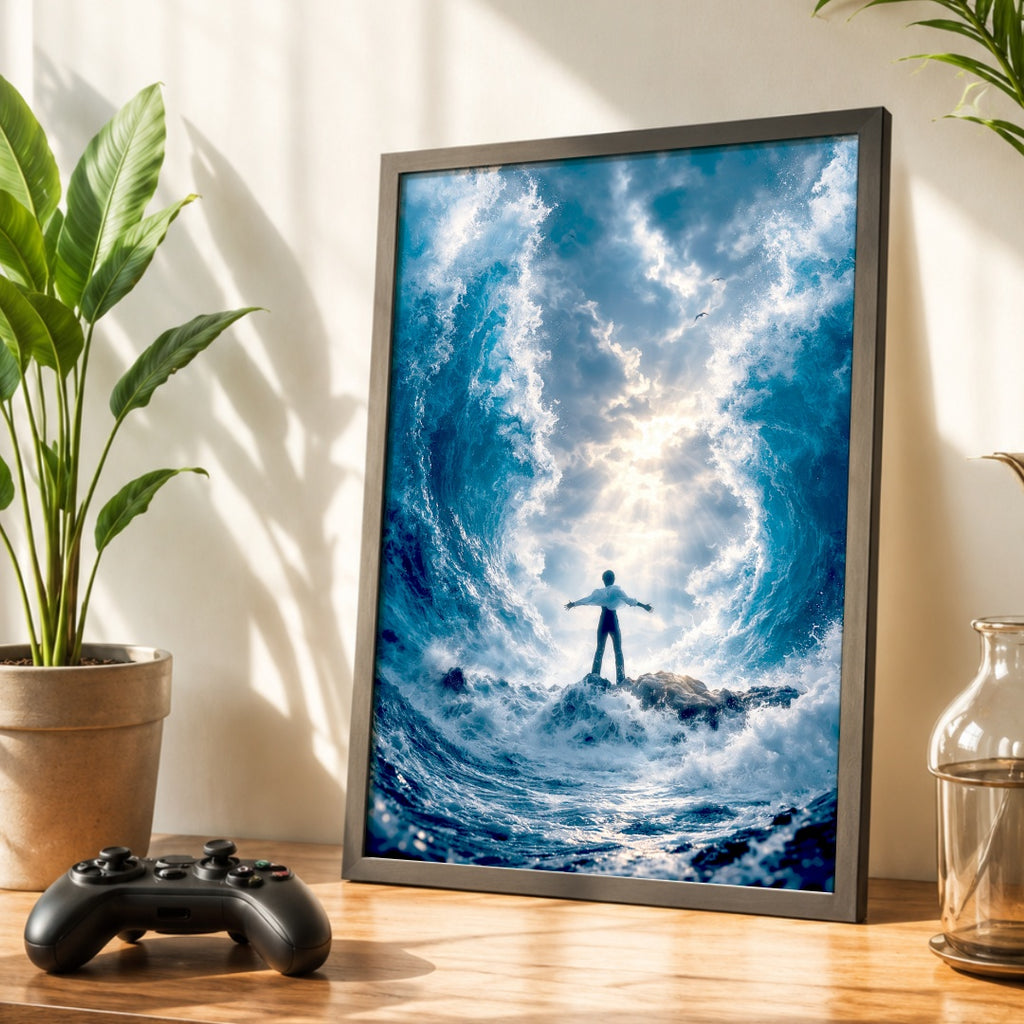 Man in Storm