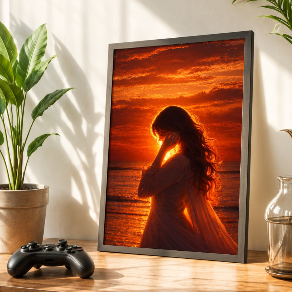 Girl & Sunset