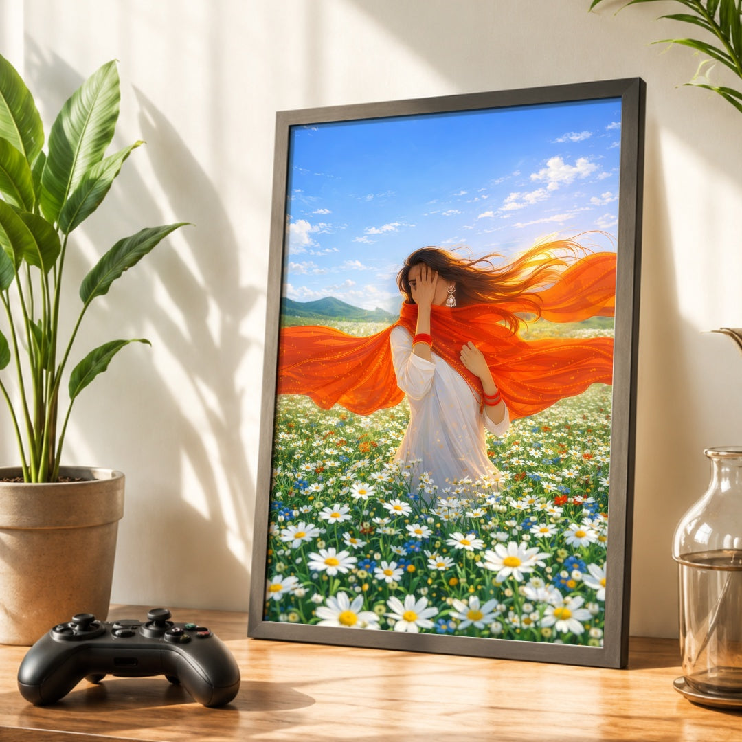 Girl in field (Day)