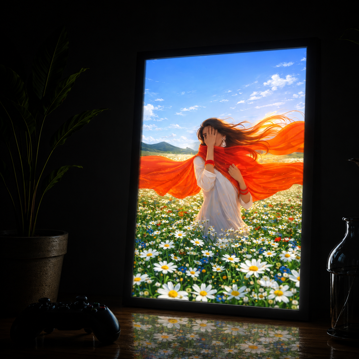 Girl in field (Day)