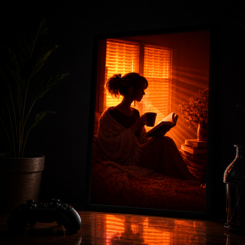Girl with Book